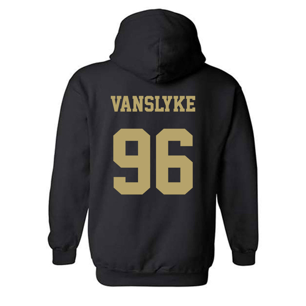 JMU - NCAA Football : Andrew VanSlyke - Fashion Shersey Hooded Sweatshirt-1
