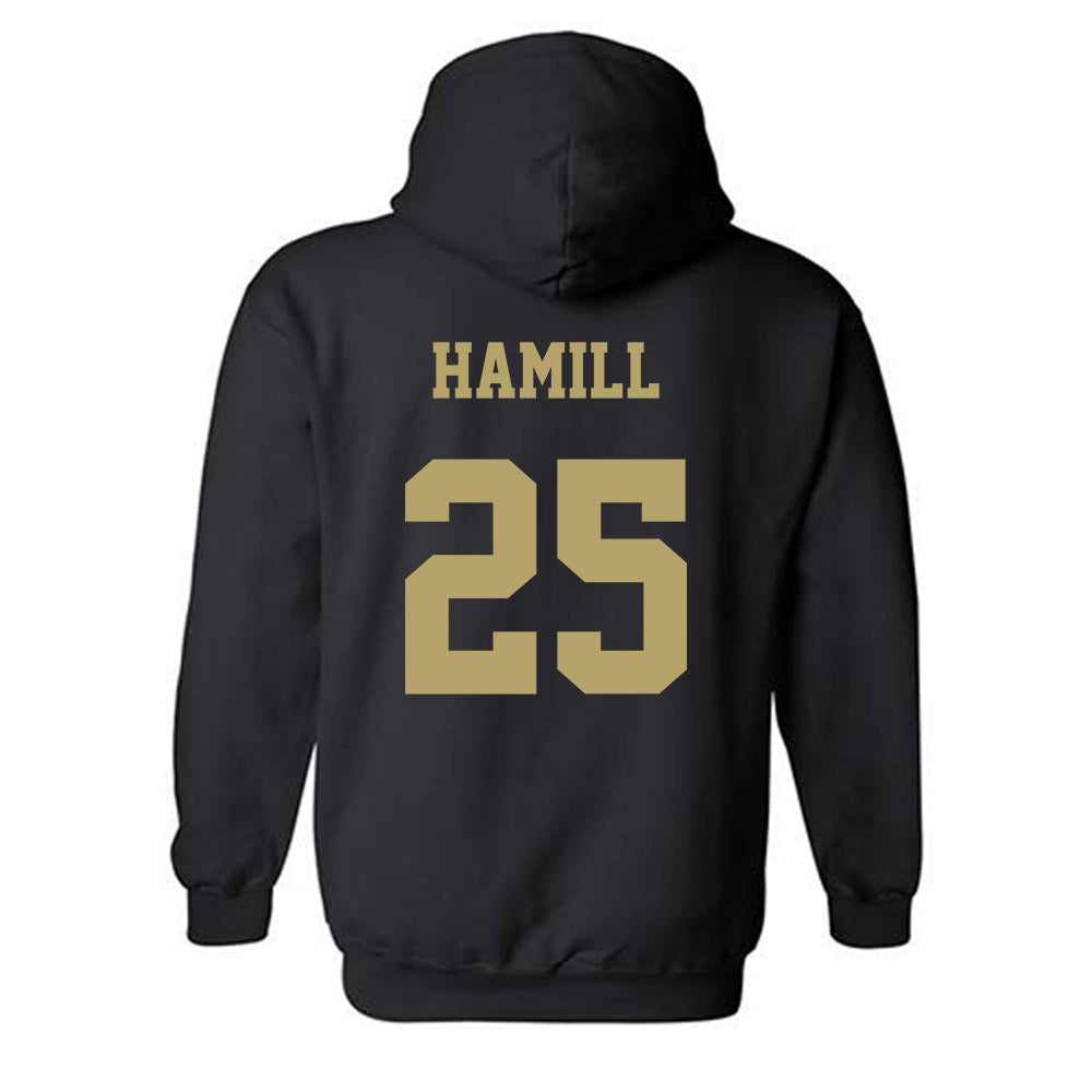 JMU - NCAA Football : Jackson Hamill - Fashion Shersey Hooded Sweatshirt-1