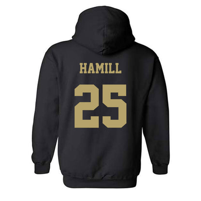 JMU - NCAA Football : Jackson Hamill - Fashion Shersey Hooded Sweatshirt-1