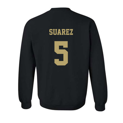 JMU - NCAA Football : Morgan Suarez - Fashion Shersey Crewneck Sweatshirt-1