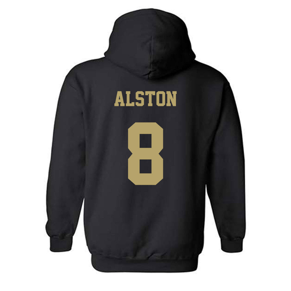 JMU - NCAA Football : Isaiah Alston - Fashion Shersey Hooded Sweatshirt-1