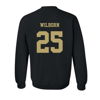 JMU - NCAA Men's Basketball : Eli Wilborn - Fashion Shersey Crewneck Sweatshirt-1
