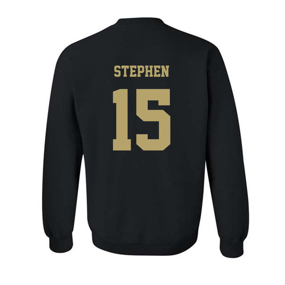 JMU - NCAA Men's Basketball : Joshua Stephen - Fashion Shersey Crewneck Sweatshirt-1