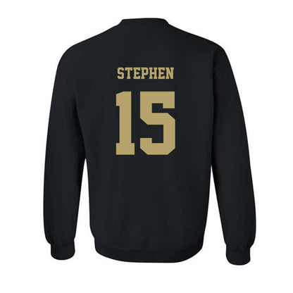 JMU - NCAA Men's Basketball : Joshua Stephen - Fashion Shersey Crewneck Sweatshirt-1