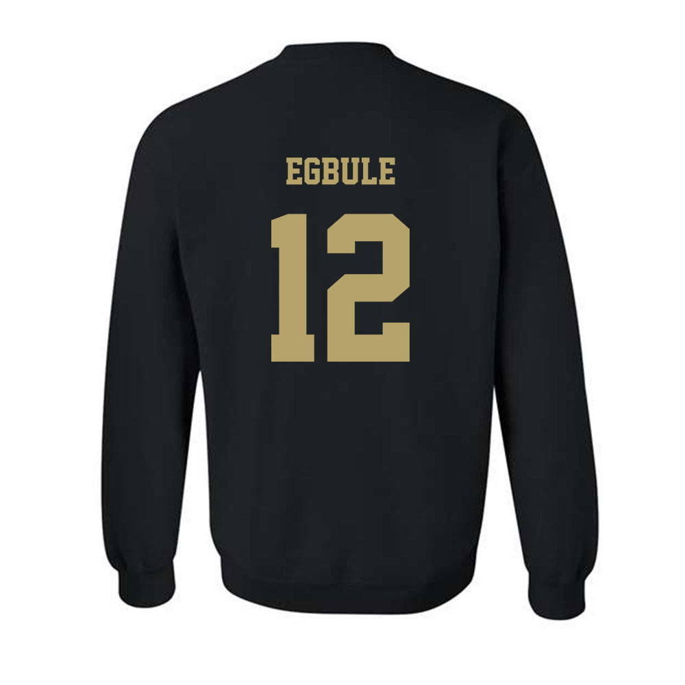 JMU - NCAA Men's Basketball : Oriekose Egbule - Fashion Shersey Crewneck Sweatshirt-1