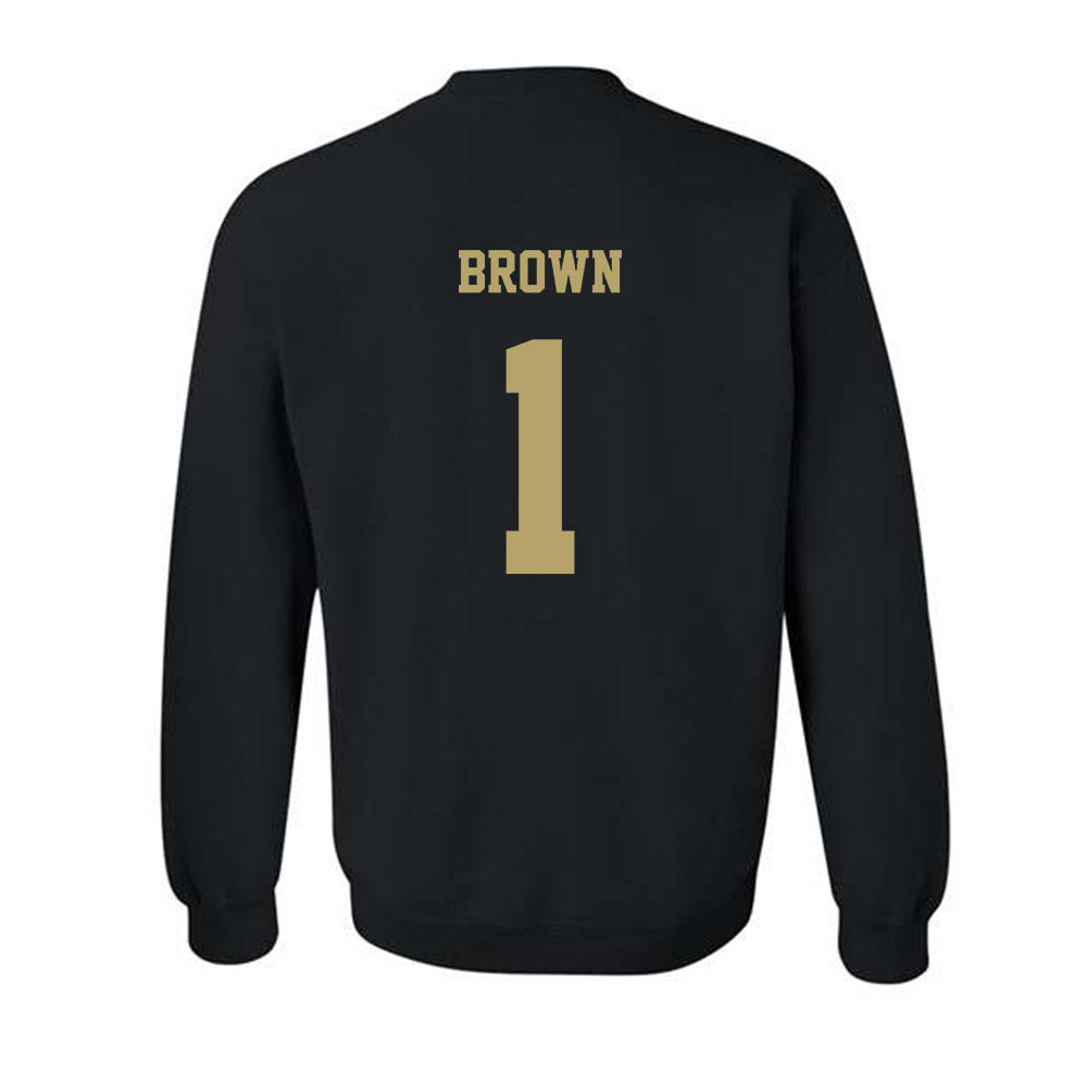 JMU - NCAA Men's Basketball : Xavier Brown - Fashion Shersey Crewneck Sweatshirt