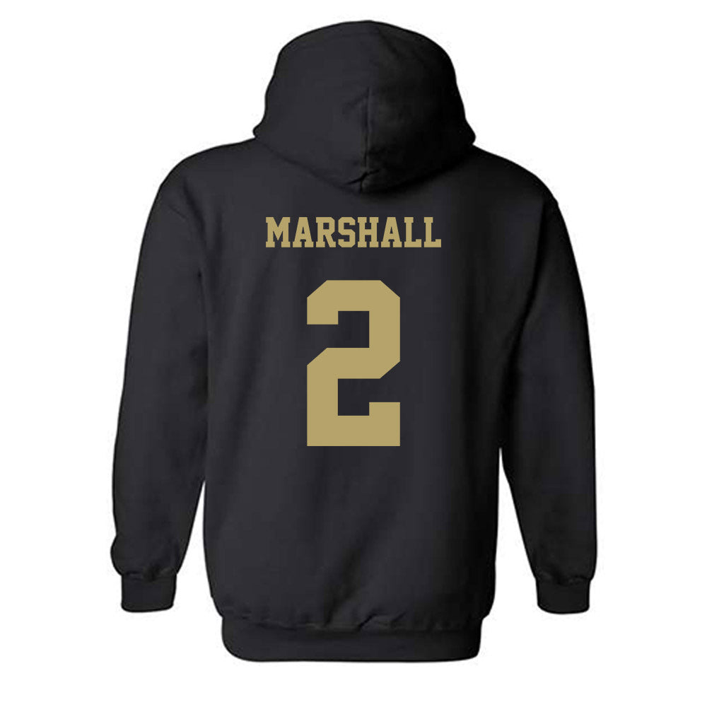 JMU - NCAA Women's Basketball : Kylie Marshall - Fashion Shersey Hooded Sweatshirt-1