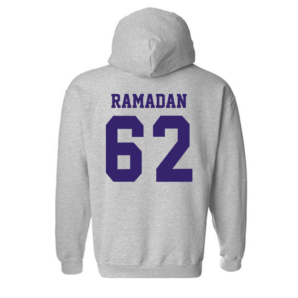 JMU - NCAA Football : Ibraheem Ramadan - Classic Shersey Hooded Sweatshirt-1