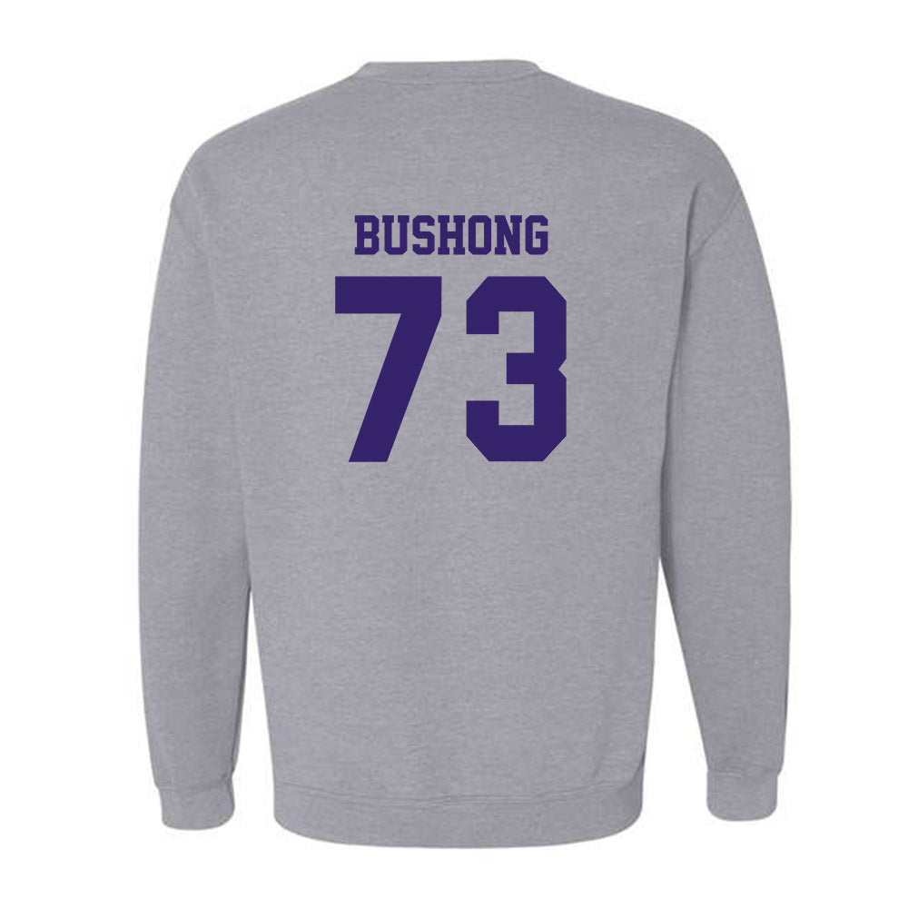 JMU - NCAA Football : Evan Bushong - Classic Shersey Crewneck Sweatshirt-1