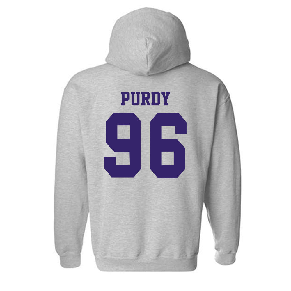 JMU - NCAA Football : Cole Purdy - Classic Shersey Hooded Sweatshirt-1