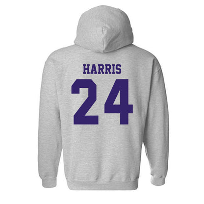 JMU - NCAA Football : Phillip Harris - Classic Shersey Hooded Sweatshirt-1
