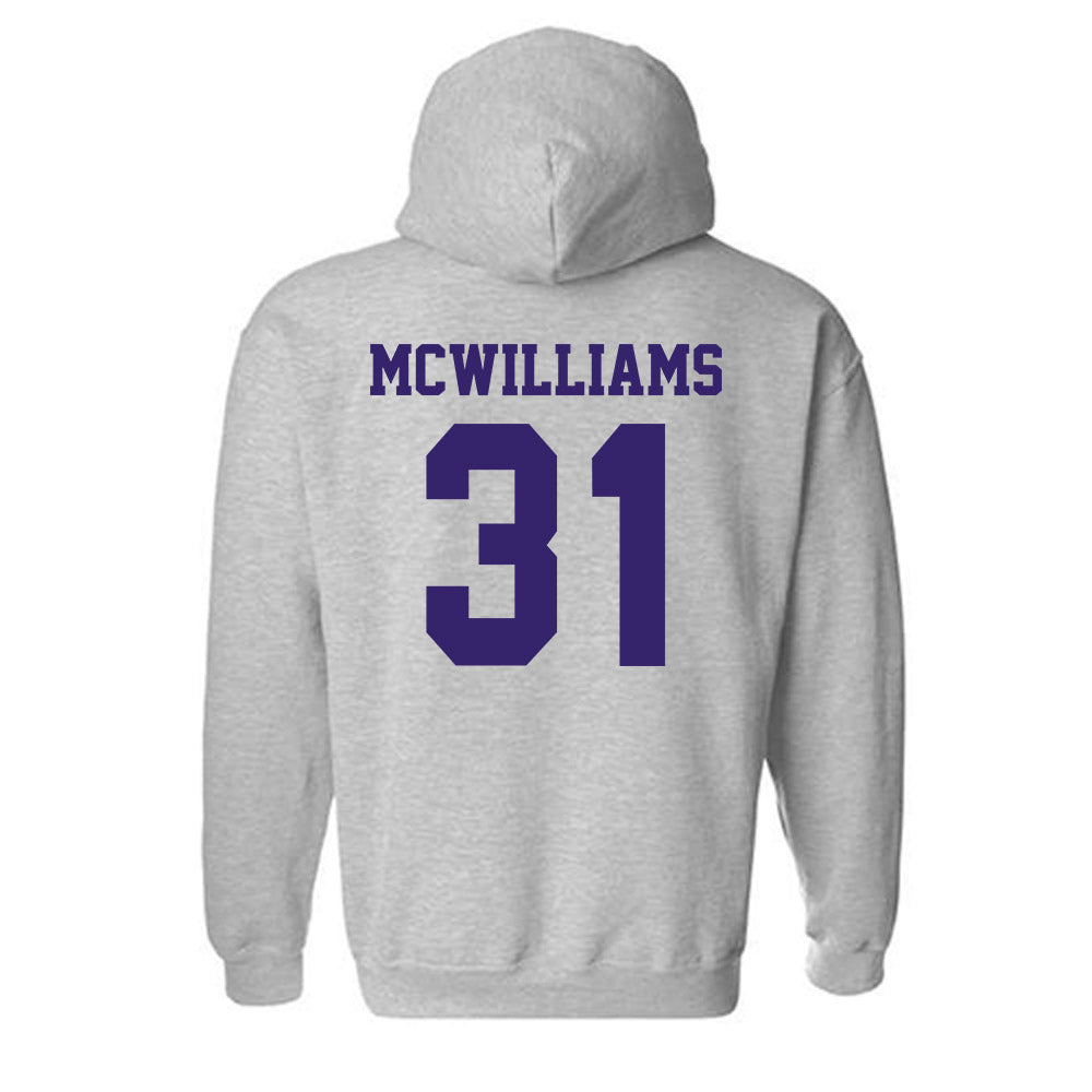 JMU - NCAA Football : Roddrey McWilliams - Classic Shersey Hooded Sweatshirt-1