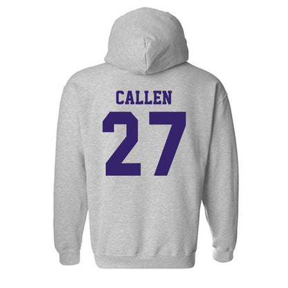 JMU - NCAA Football : Kai Callen - Classic Shersey Hooded Sweatshirt-1