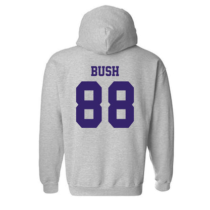 JMU - NCAA Football : Kells Bush - Classic Shersey Hooded Sweatshirt-1
