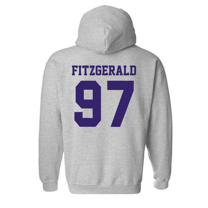 JMU - NCAA Football : Christopher Fitzgerald - Classic Shersey Hooded Sweatshirt