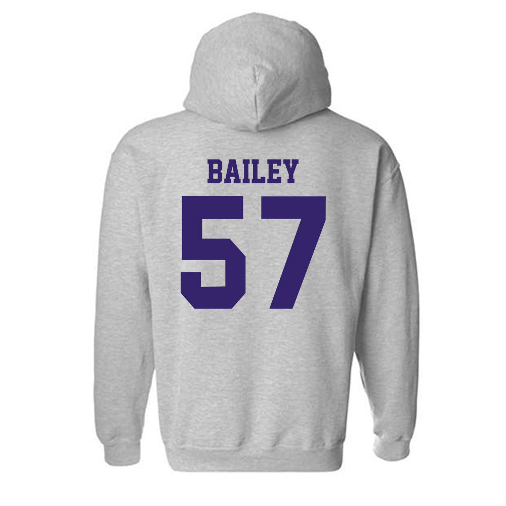 JMU - NCAA Football : Jacob Bailey - Classic Shersey Hooded Sweatshirt-1