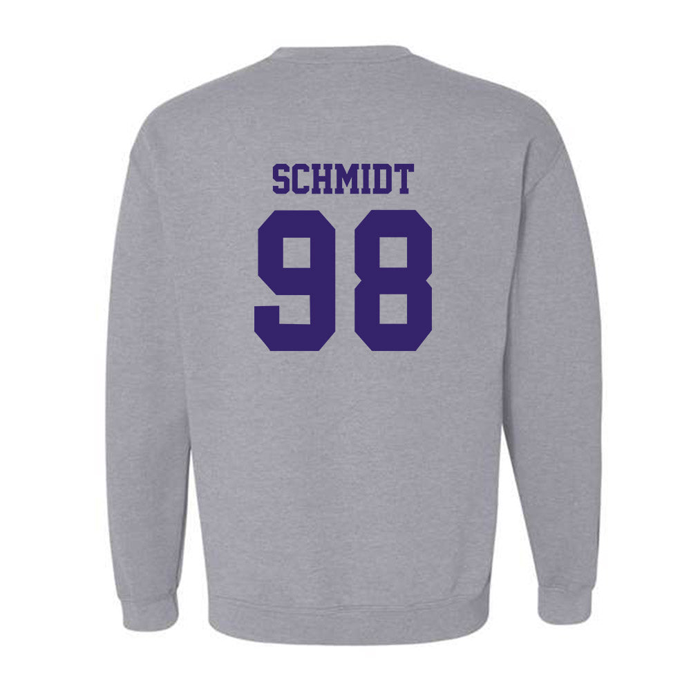 JMU - NCAA Football : Turner Schmidt - Classic Shersey Crewneck Sweatshirt-1
