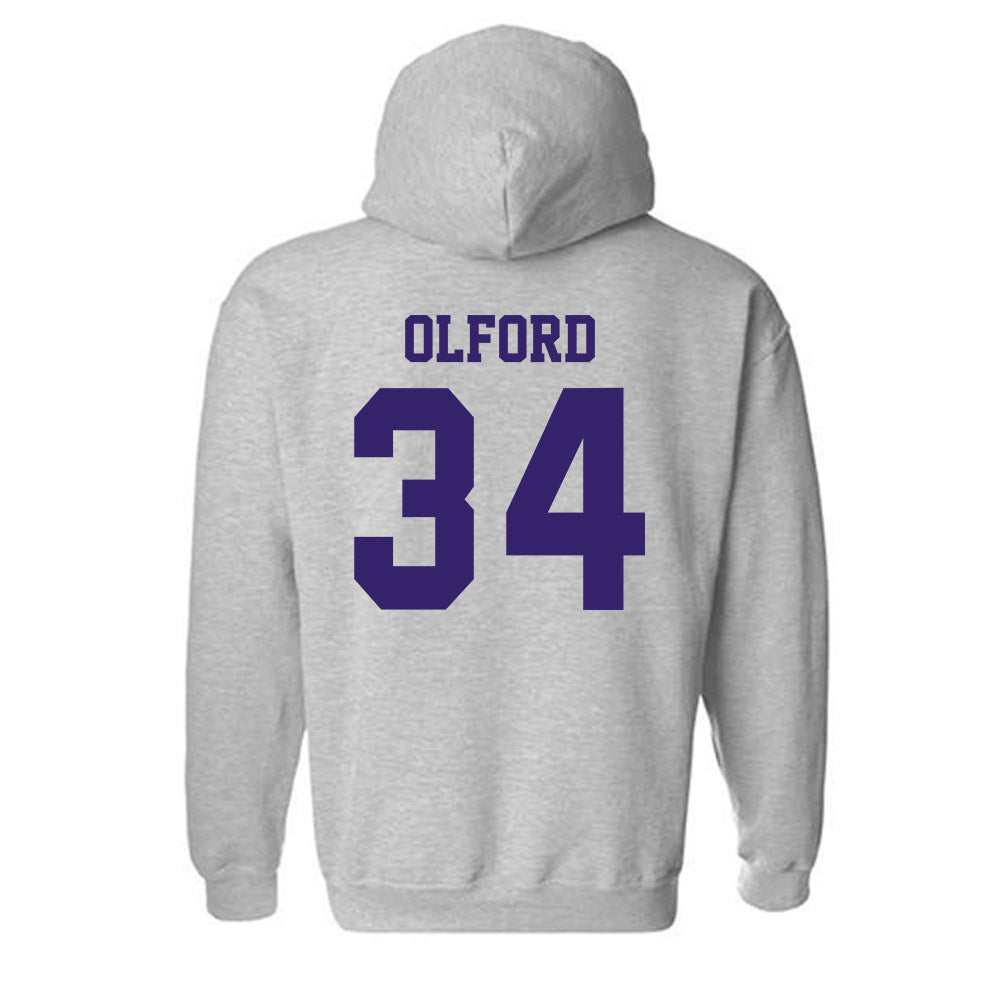 JMU - NCAA Football : Jamal Olford - Classic Shersey Hooded Sweatshirt-1