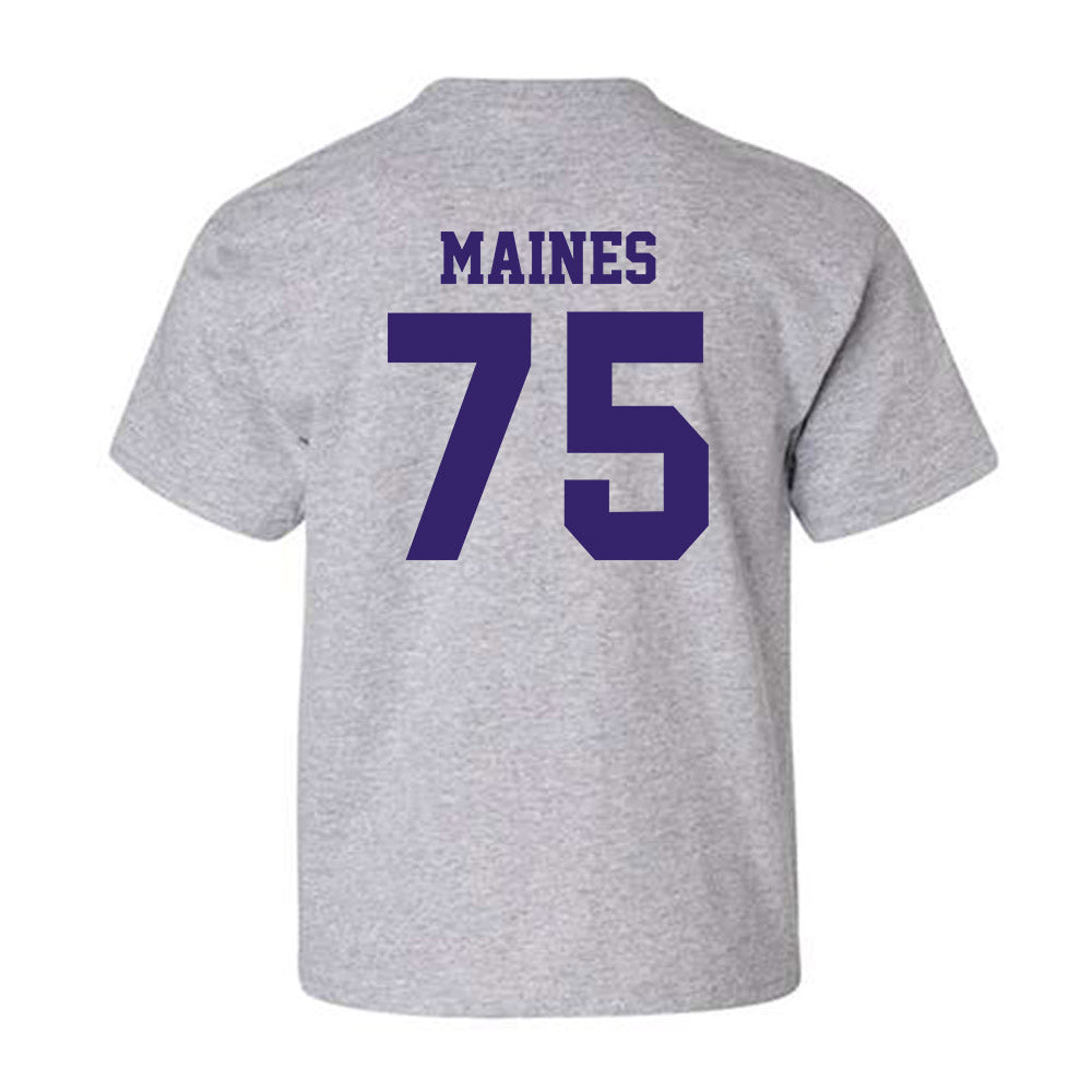 JMU - NCAA Football : Wyatt Maines - Classic Shersey Youth T-Shirt-1