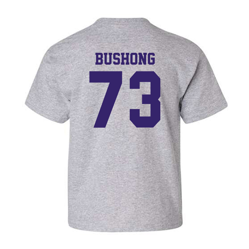 JMU - NCAA Football : Evan Bushong - Classic Shersey Youth T-Shirt-1