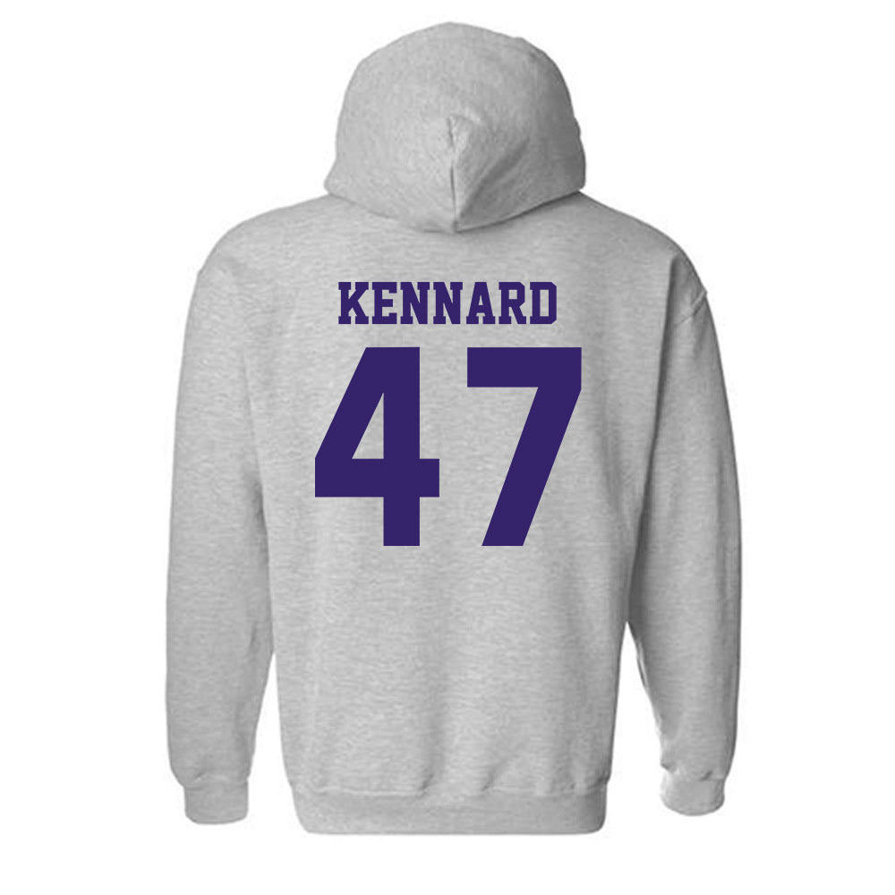 JMU - NCAA Football : Josiah Kennard - Classic Shersey Hooded Sweatshirt-1