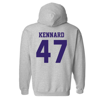 JMU - NCAA Football : Josiah Kennard - Classic Shersey Hooded Sweatshirt-1