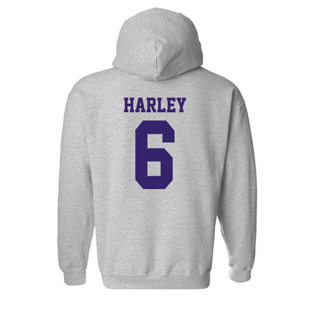 JMU - NCAA Football : Chantz Harley - Classic Shersey Hooded Sweatshirt-1