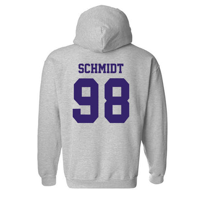JMU - NCAA Football : Turner Schmidt - Classic Shersey Hooded Sweatshirt-1
