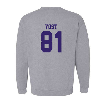 JMU - NCAA Football : Sue Yost - Classic Shersey Crewneck Sweatshirt-1