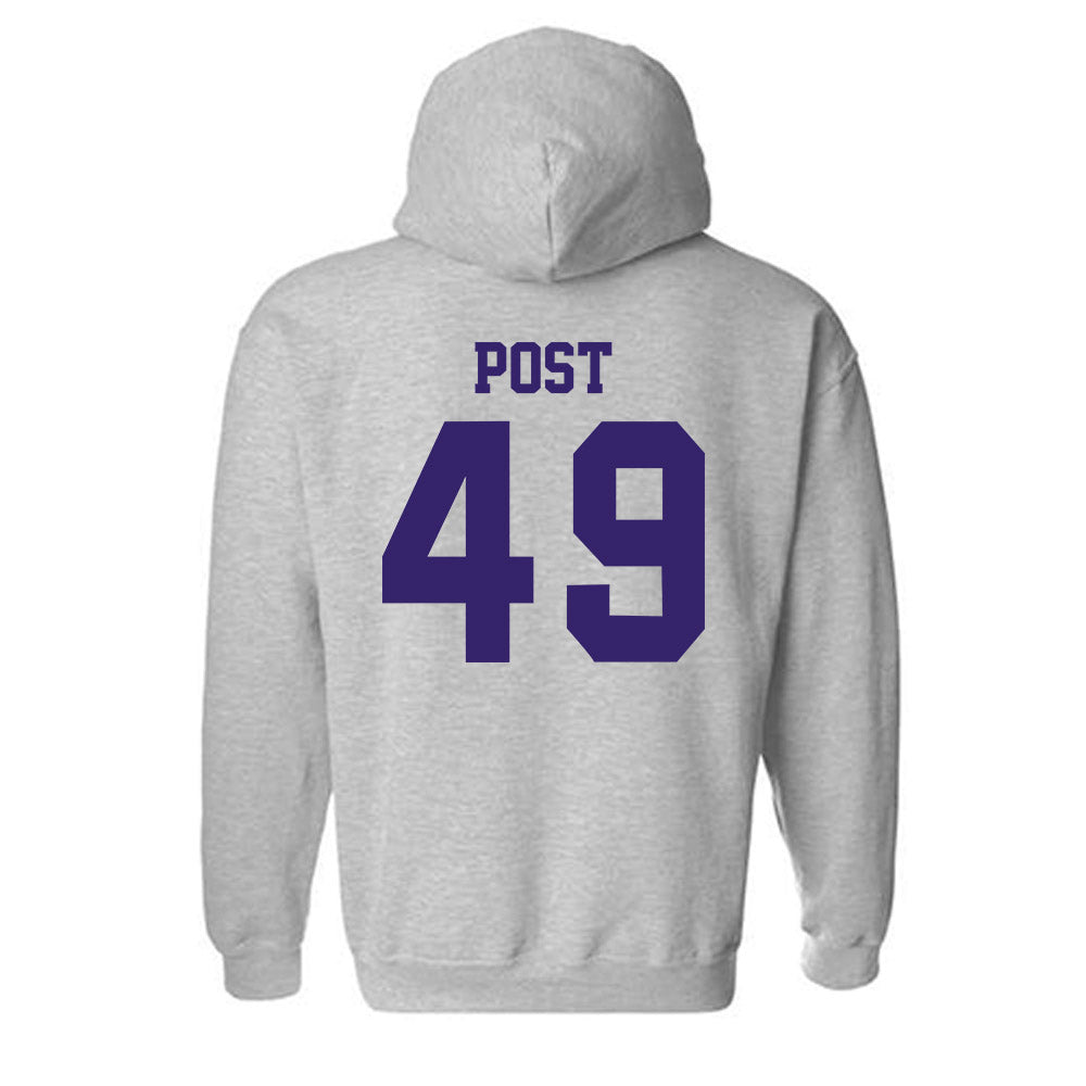 JMU - NCAA Football : Ryder Post - Classic Shersey Hooded Sweatshirt-1