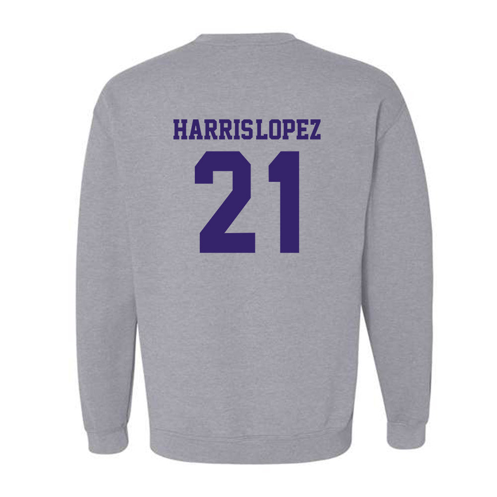 JMU - NCAA Football : Curtis Harris-Lopez - Classic Shersey Crewneck Sweatshirt-1