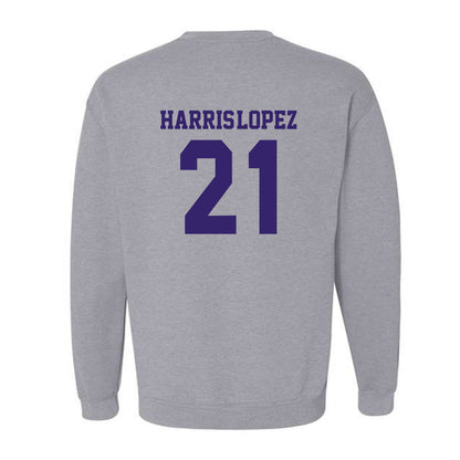 JMU - NCAA Football : Curtis Harris-Lopez - Classic Shersey Crewneck Sweatshirt-1