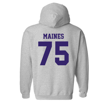 JMU - NCAA Football : Wyatt Maines - Classic Shersey Hooded Sweatshirt-1