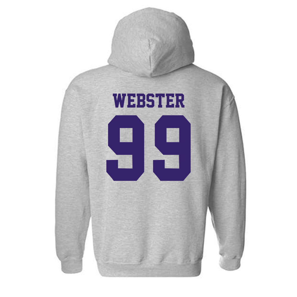 JMU - NCAA Football : Cole Webster - Classic Shersey Hooded Sweatshirt-1