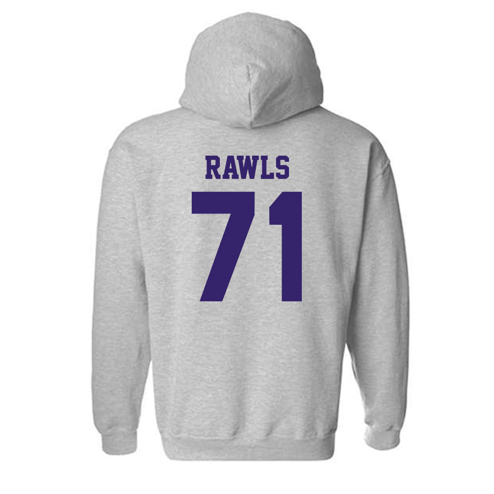 JMU - NCAA Football : Deacon Rawls - Classic Shersey Hooded Sweatshirt-1