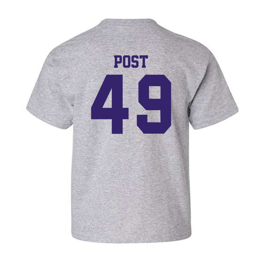 JMU - NCAA Football : Ryder Post - Classic Shersey Youth T-Shirt-1