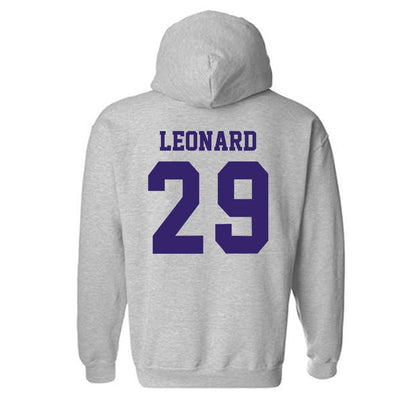 JMU - NCAA Football : Tre Leonard - Classic Shersey Hooded Sweatshirt-1