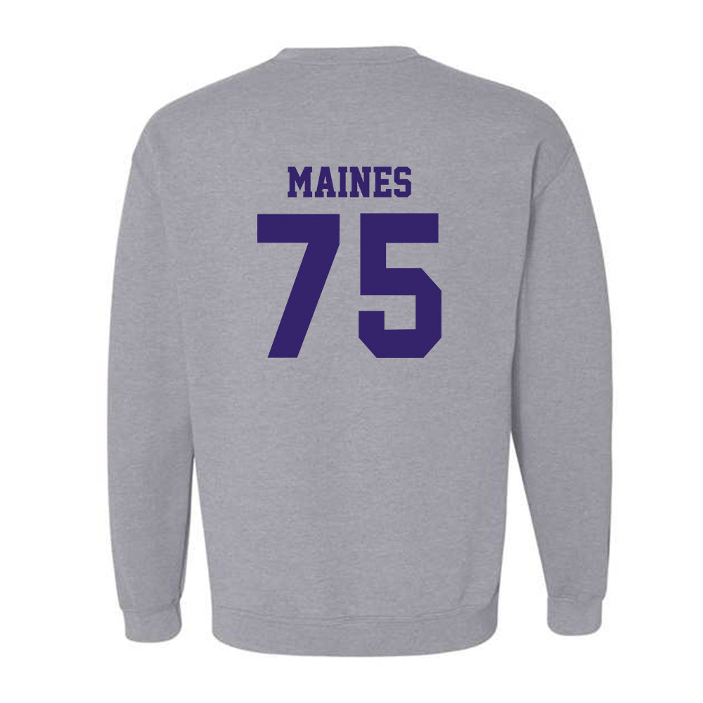 JMU - NCAA Football : Wyatt Maines - Classic Shersey Crewneck Sweatshirt-1