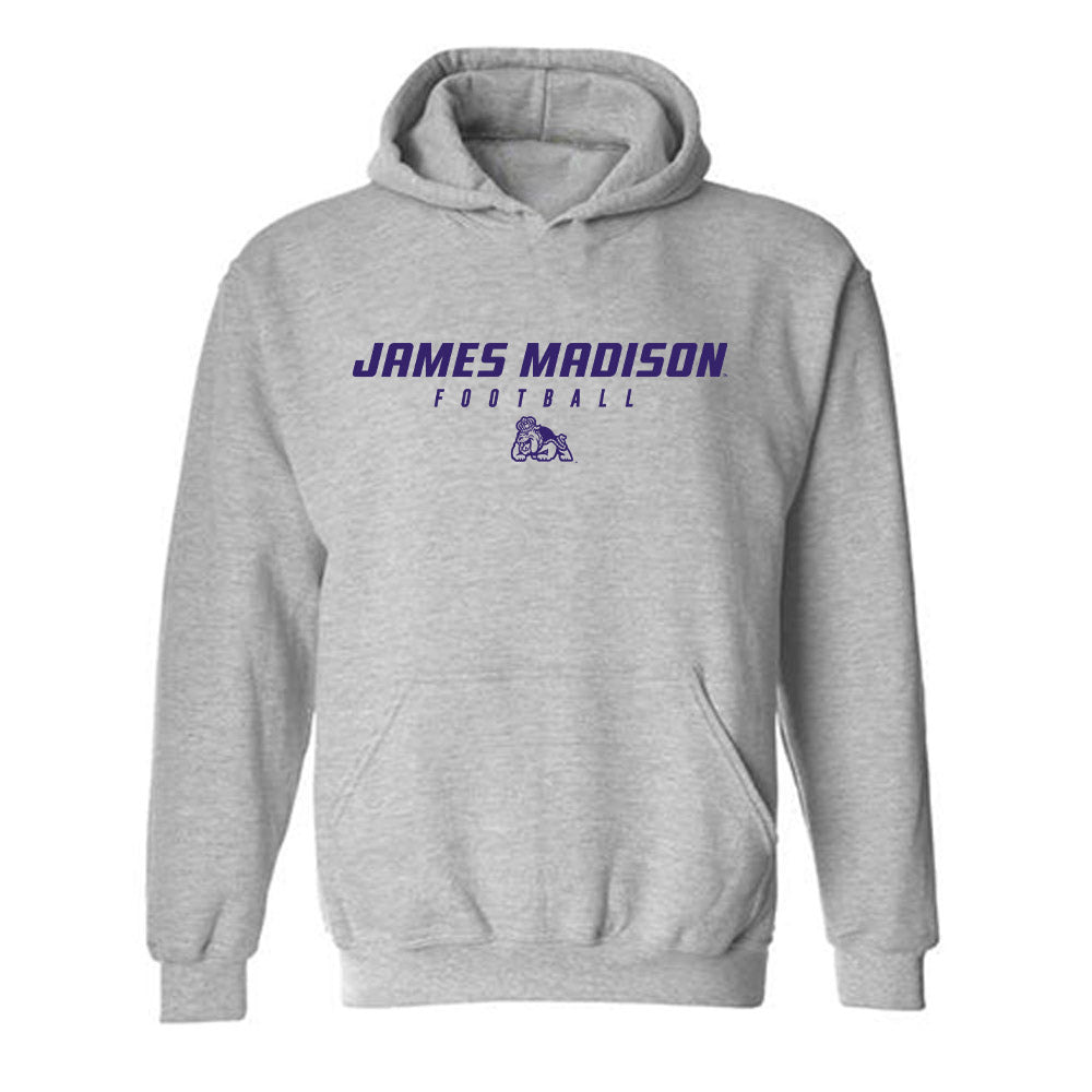 JMU - NCAA Football : Evan Bushong - Classic Shersey Hooded Sweatshirt-0