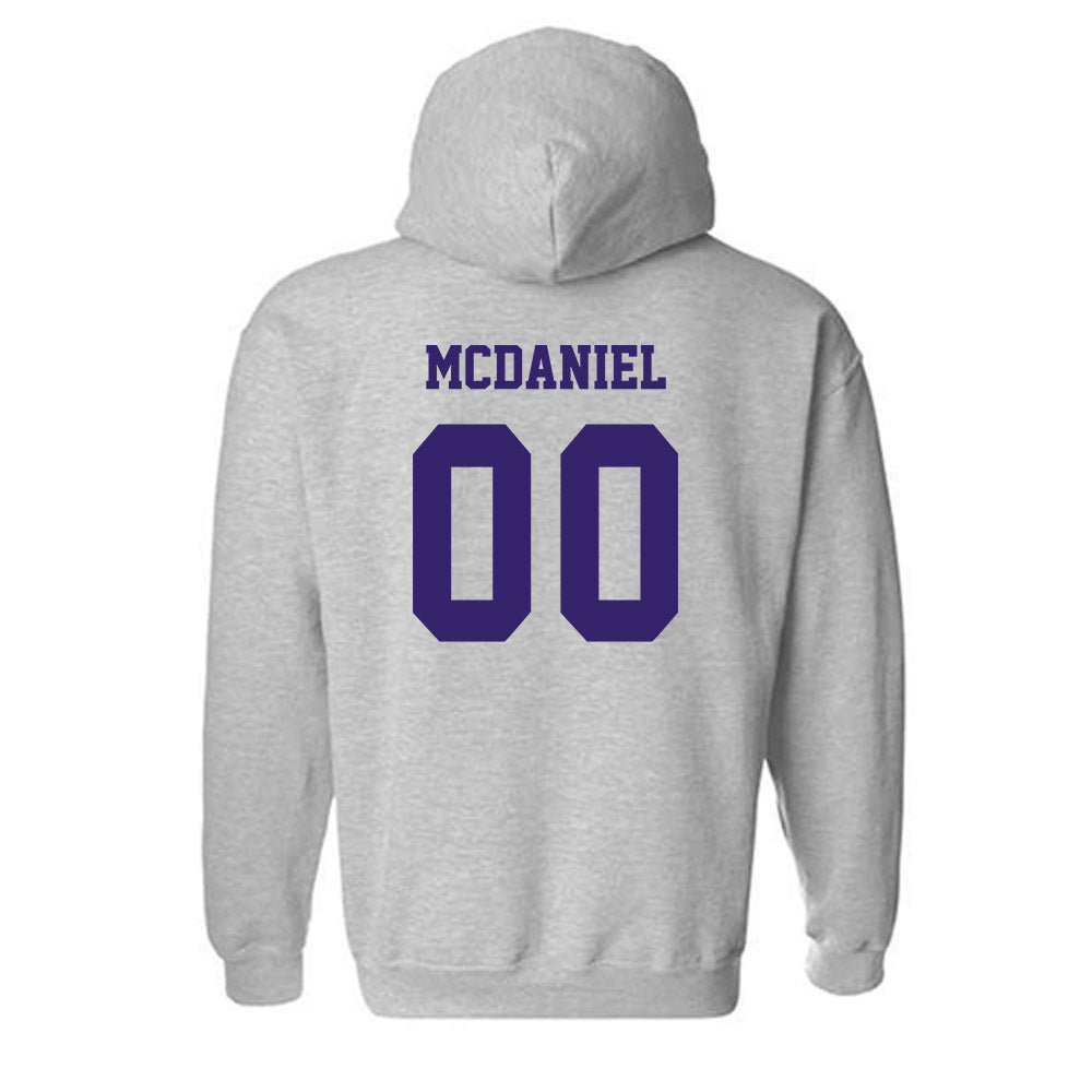 JMU - NCAA Women's Basketball : Peyton McDaniel - Classic Shersey Hooded Sweatshirt-1