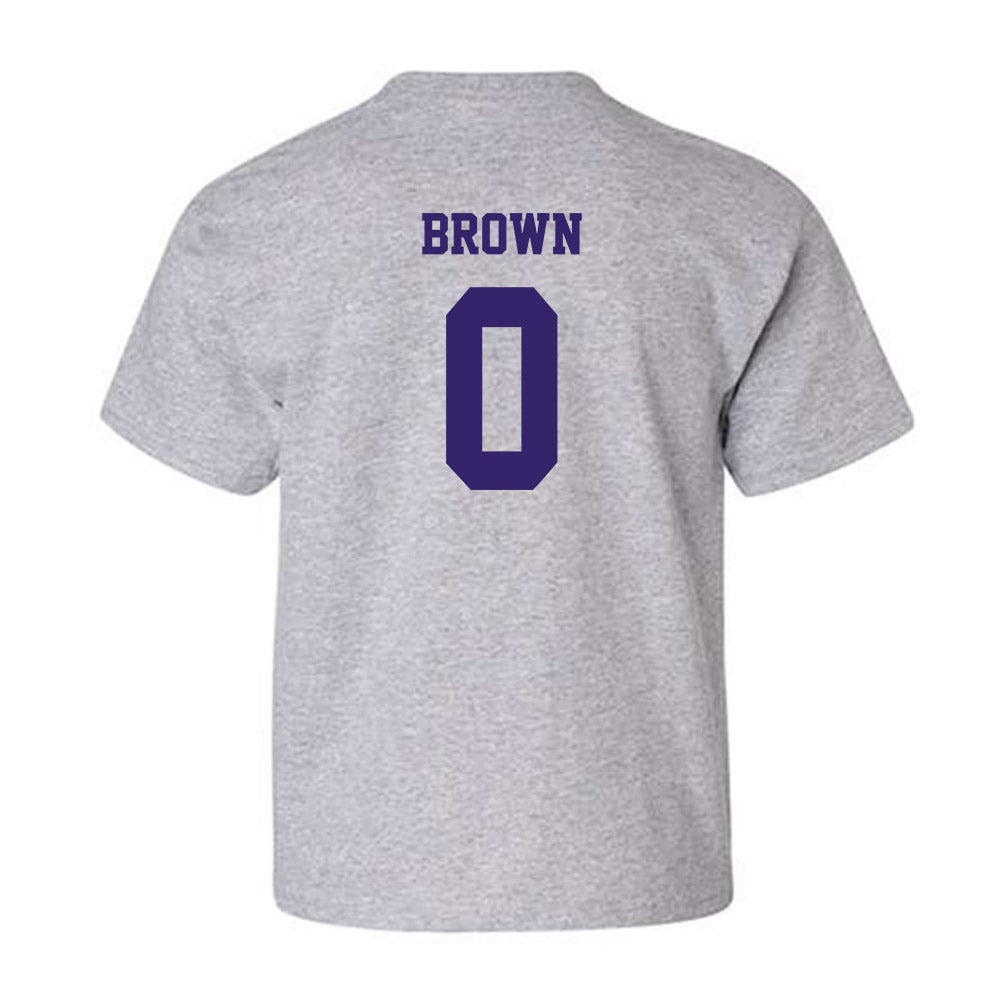 JMU - NCAA Men's Basketball : Christian Brown - Classic Shersey Youth T-Shirt-1