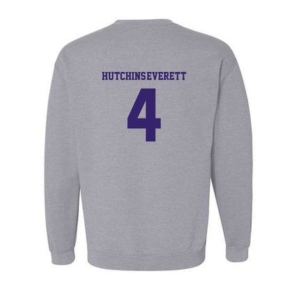 JMU - NCAA Men's Basketball : Elijah Hutchins-Everett - Classic Shersey Crewneck Sweatshirt-1