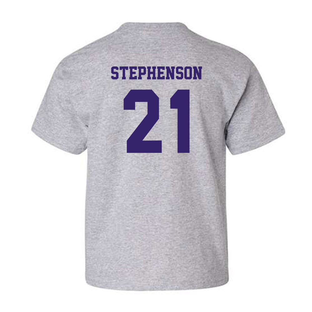JMU - NCAA Women's Basketball : Zakiya Stephenson - Classic Shersey Youth T-Shirt-1