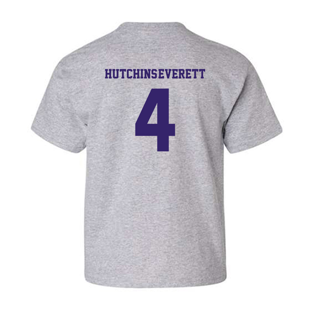 JMU - NCAA Men's Basketball : Elijah Hutchins-Everett - Classic Shersey Youth T-Shirt-1