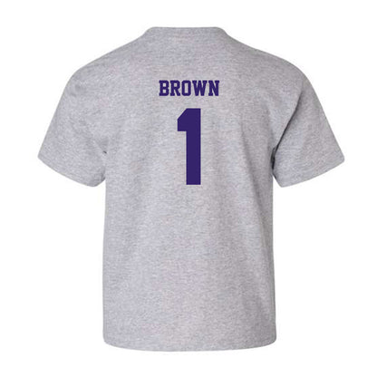 JMU - NCAA Men's Basketball : Xavier Brown - Classic Shersey Youth T-Shirt