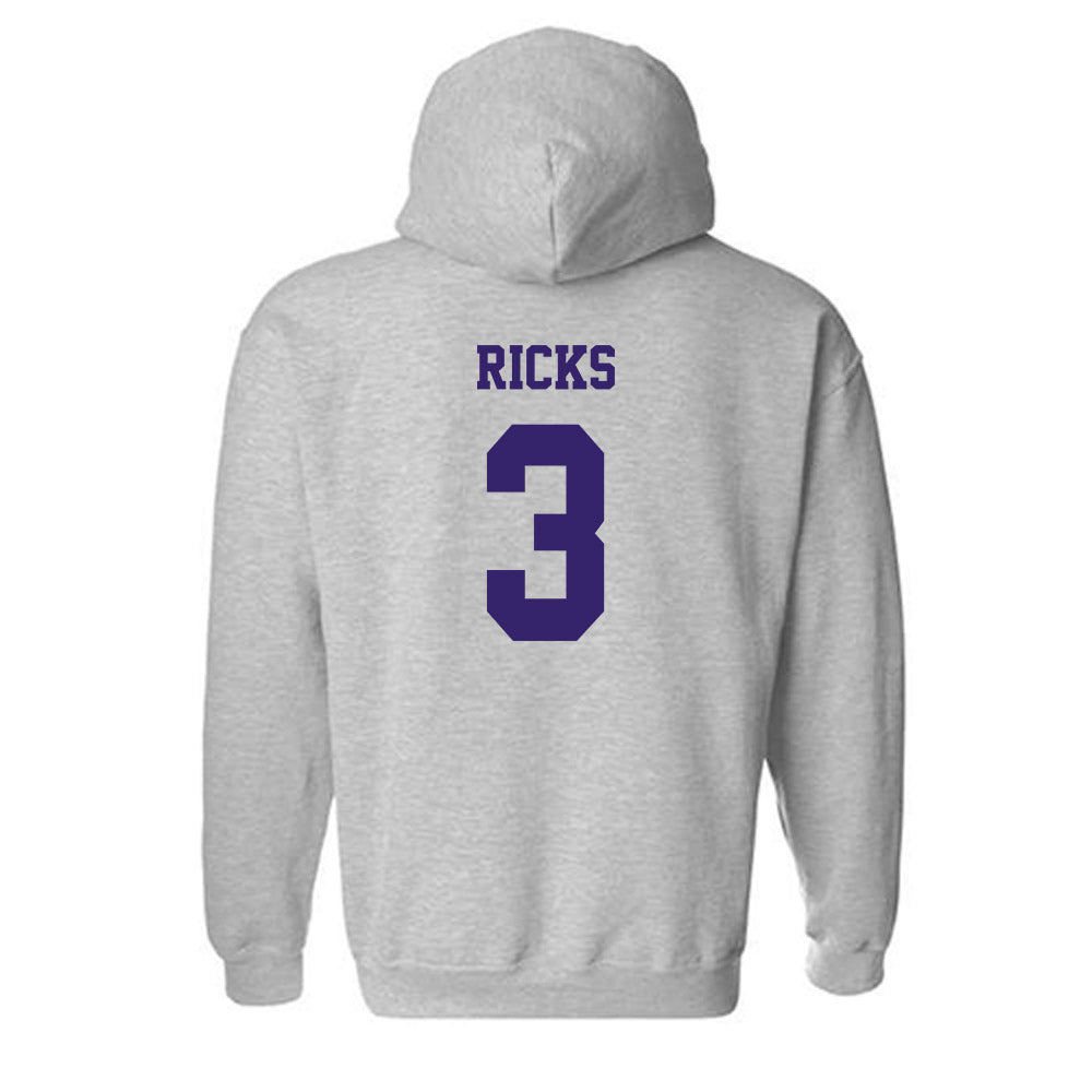 JMU - NCAA Men's Basketball : Eddie Ricks - Classic Shersey Hooded Sweatshirt-1