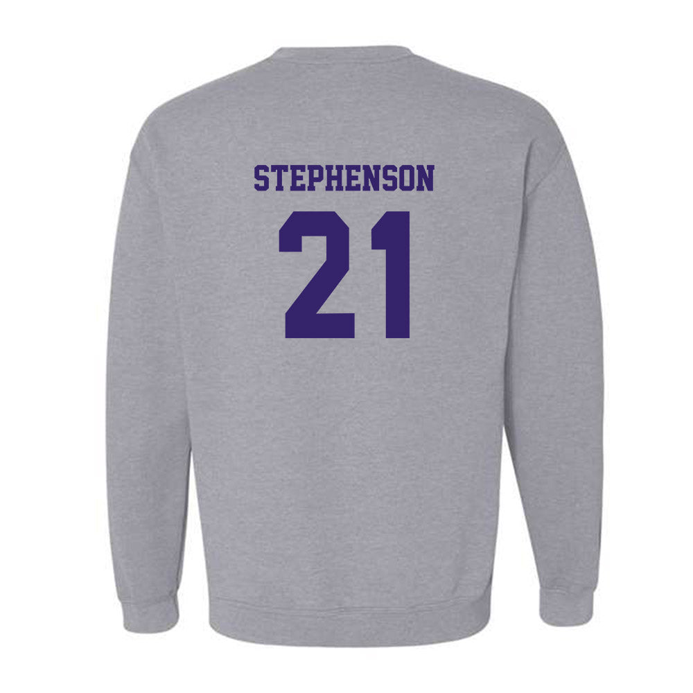 JMU - NCAA Women's Basketball : Zakiya Stephenson - Classic Shersey Crewneck Sweatshirt-1