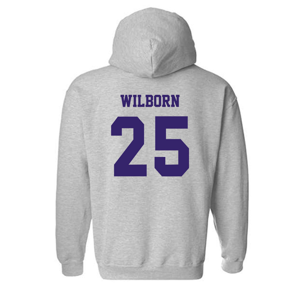 JMU - NCAA Men's Basketball : Eli Wilborn - Classic Shersey Hooded Sweatshirt-1