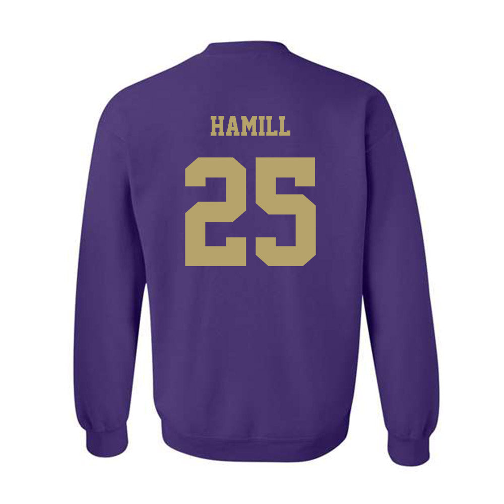 JMU - NCAA Football : Jackson Hamill - Fashion Shersey Crewneck Sweatshirt-1