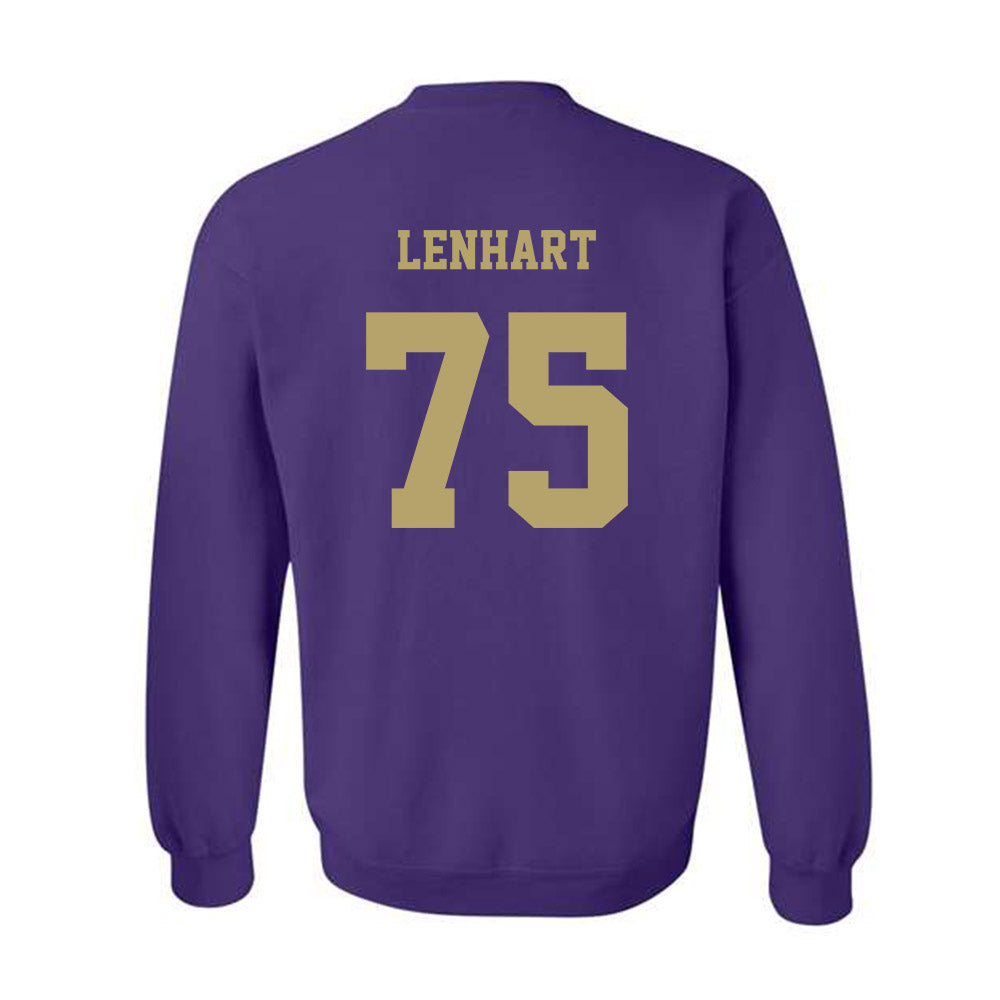 JMU - NCAA Football : Kyle Lenhart - Fashion Shersey Crewneck Sweatshirt-1